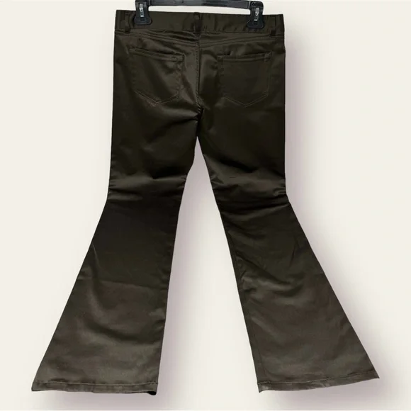Zara Basic Satin Jeans / Pants / Trousers (Brown) - Picture 11 of 16